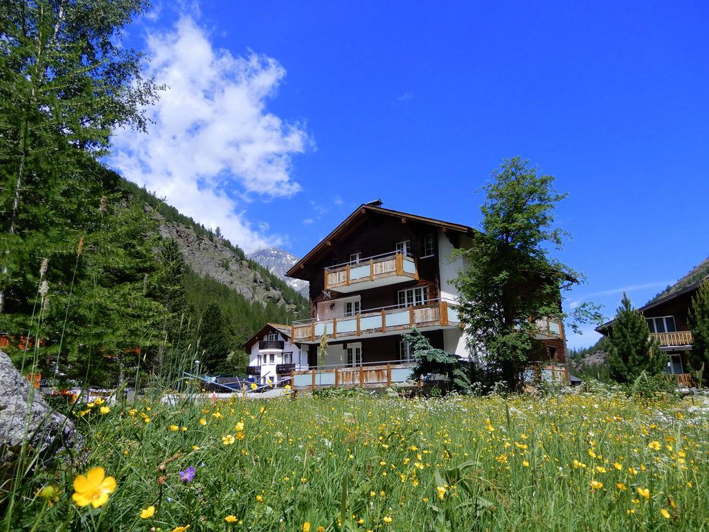 Haus Alpenperle Appartement Saas-Almagell Buitenkant foto