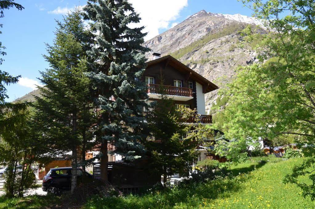 Haus Alpenperle Appartement Saas-Almagell Buitenkant foto
