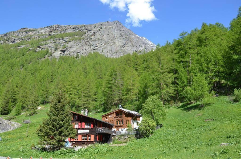 Haus Alpenperle Appartement Saas-Almagell Buitenkant foto