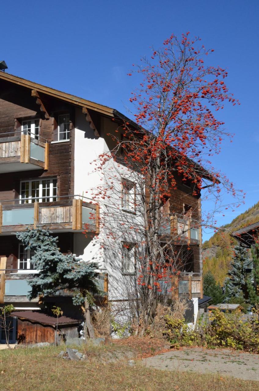 Haus Alpenperle Appartement Saas-Almagell Buitenkant foto