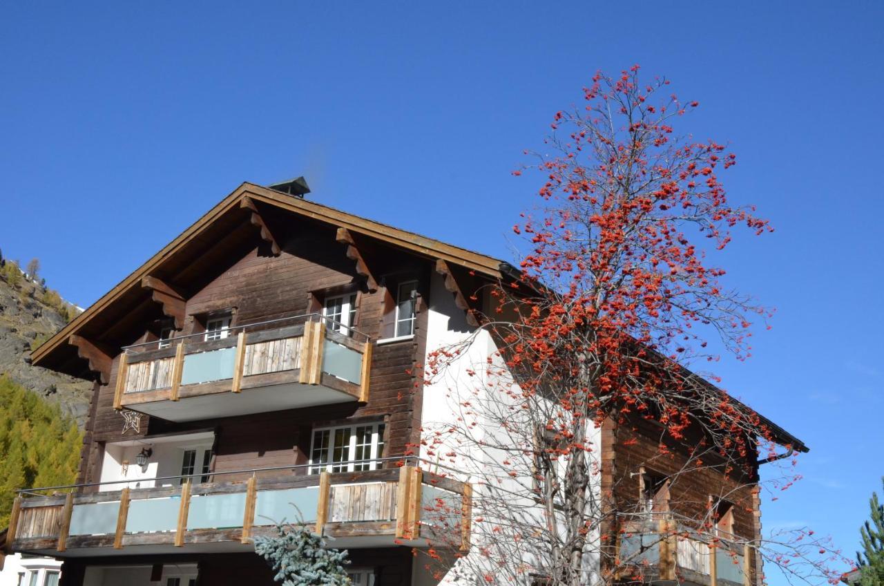 Haus Alpenperle Appartement Saas-Almagell Buitenkant foto